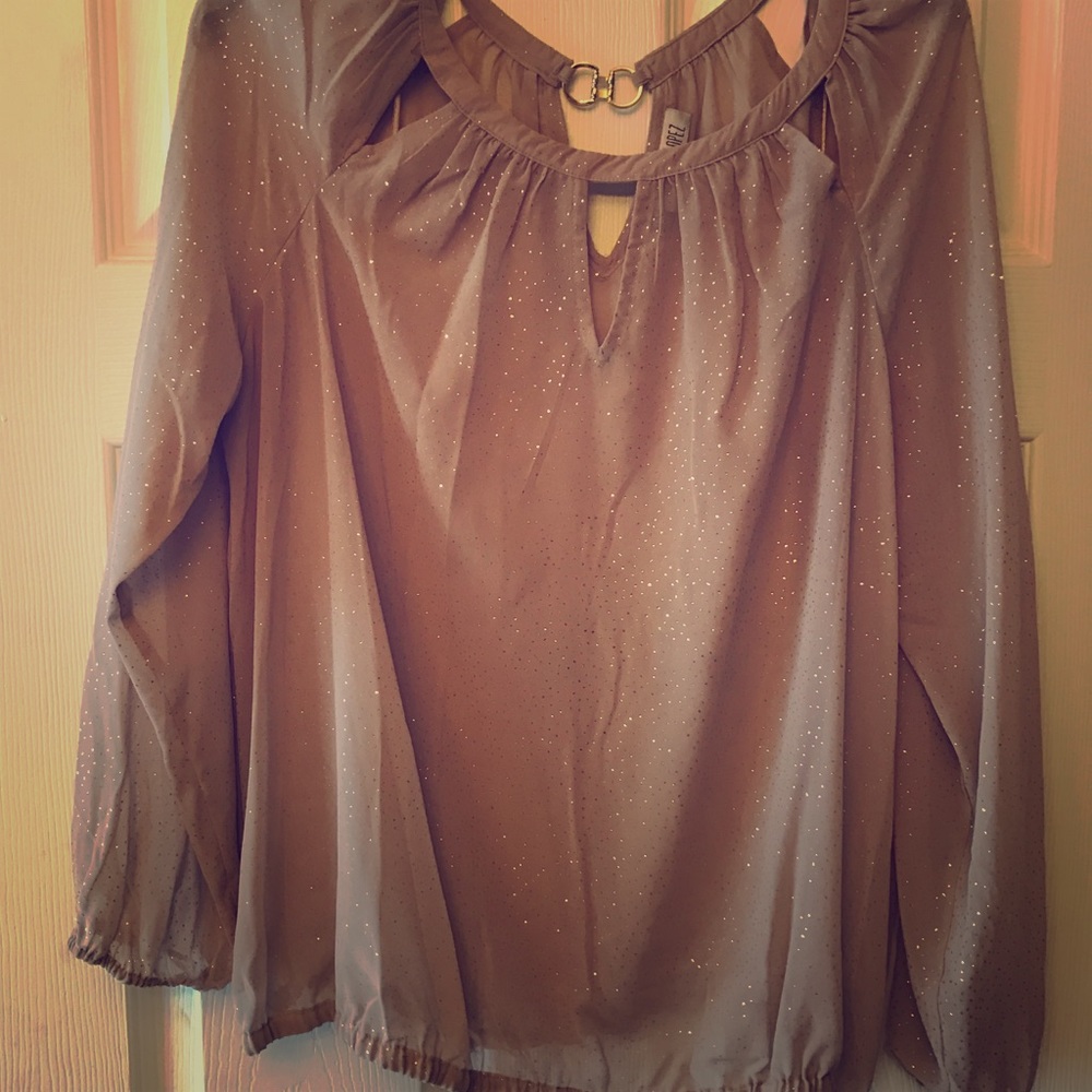 Jennifer Lopez XL Glittery Blouse